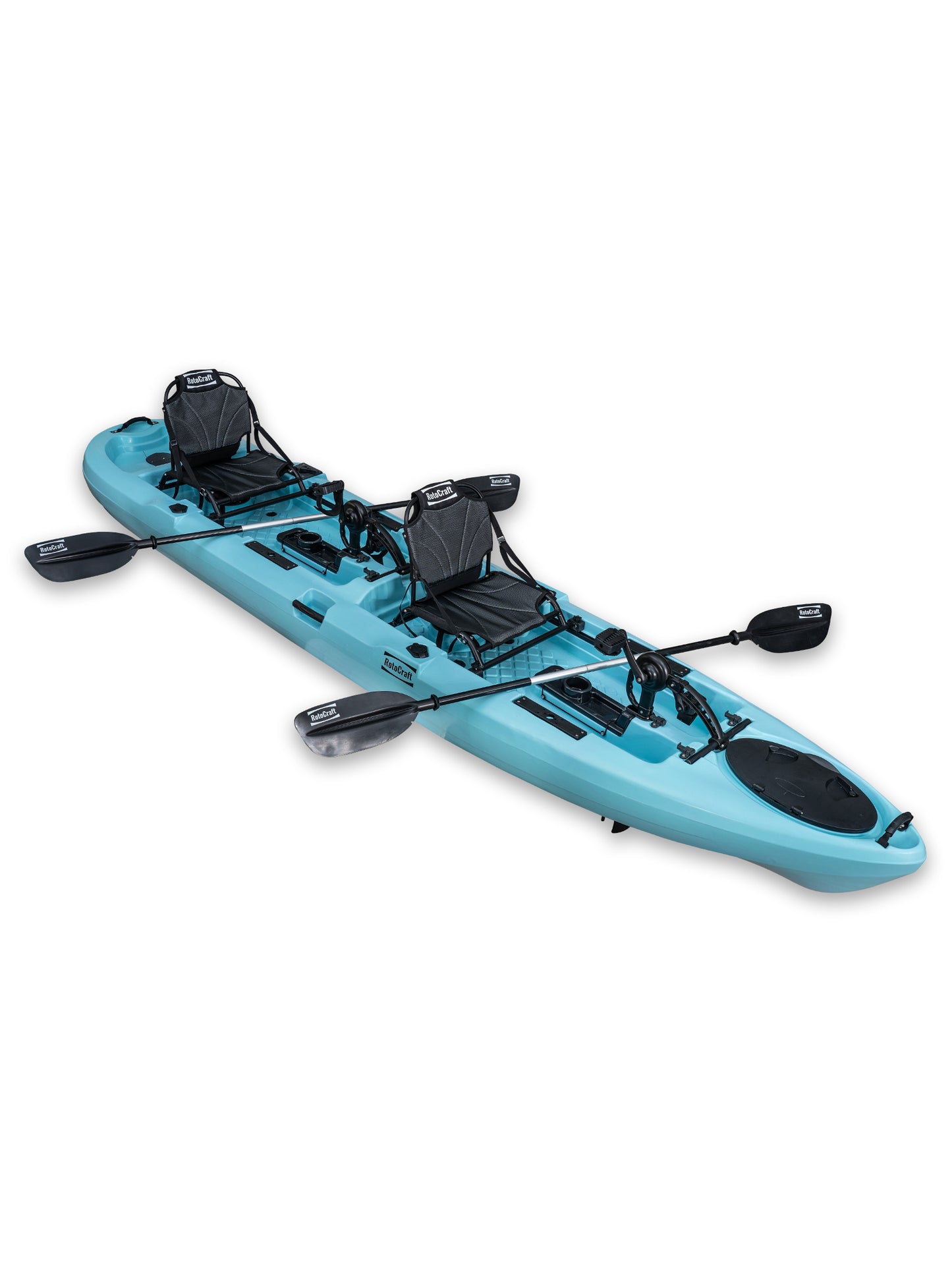 RotoCraft 14 foot Tandem Pedal Kayak - glacier