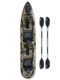 RotoCraft 14 foot Tandem Pedal Kayak - camouflage